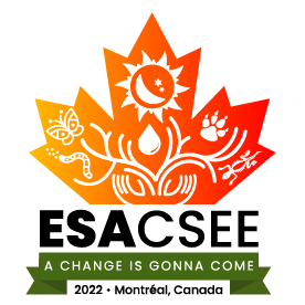 Thumbnail logo for the ESA 2022 Annual Meeting features a Maple Leaf to signify Canada.