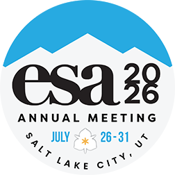 Official circle logo of the ESA Annual Meeting.