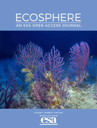 Ecosphere's June 2026 cover with a photo of red gorgonians and black corals in the Aegean Sea